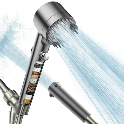 Filtered Shower Head - High-Pressure Micro Nozzle System For Cleaner, Stronger Daily Showers