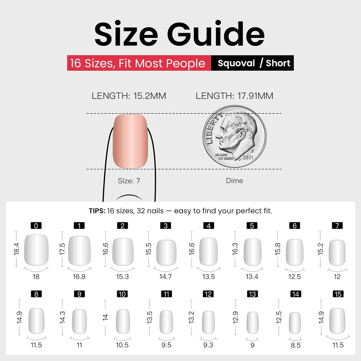 Press-On Nails Set - Salon-Style Milky White Finish For Instant Natural Elegance