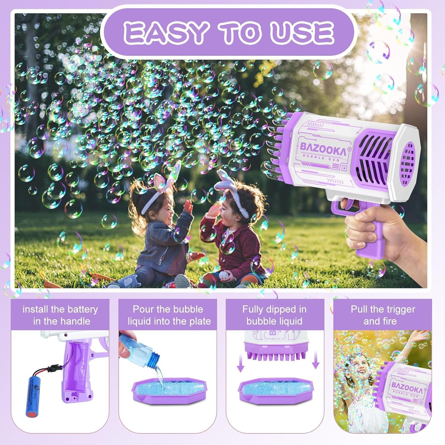 Unleash Thousands of Bubbles in Seconds!
