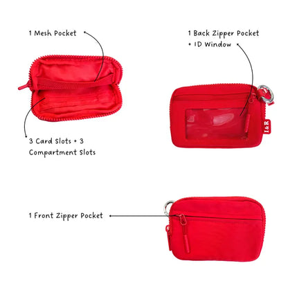 Nylon Zipper Wallet - Multi-Pocket Organization For Fast Everyday Carry