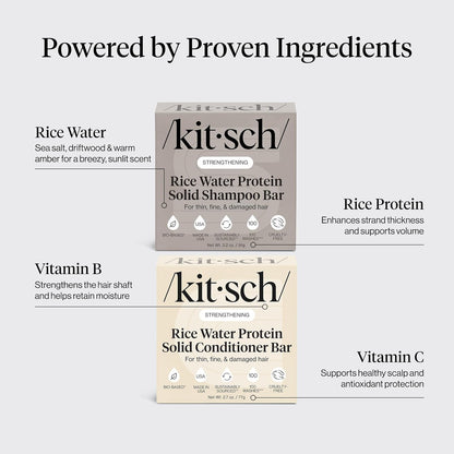 Rice Water Shampoo Bars For Stronger, Healthier Hair