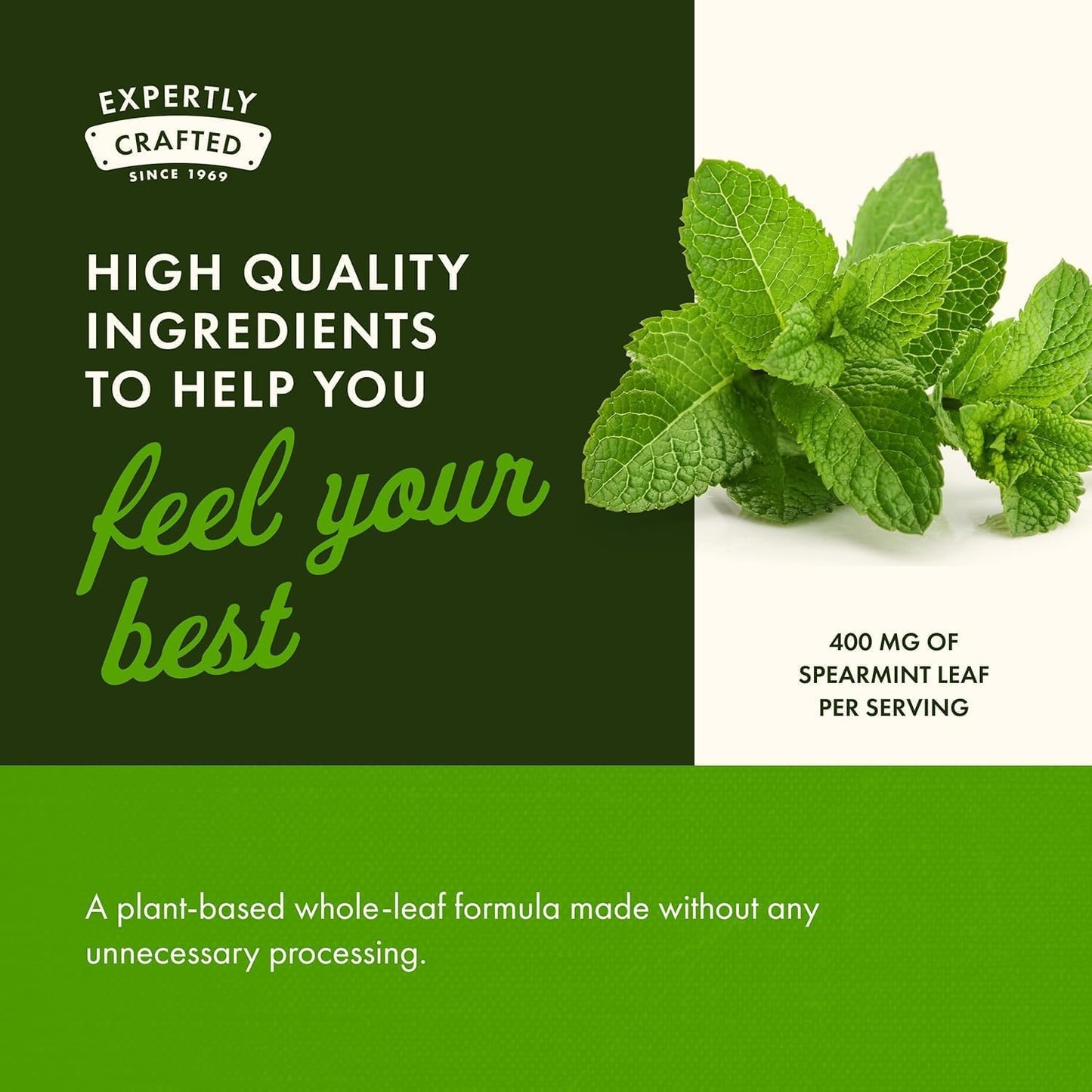 Support Hormonal Balance Naturally With Spearmint Leaf Capsules