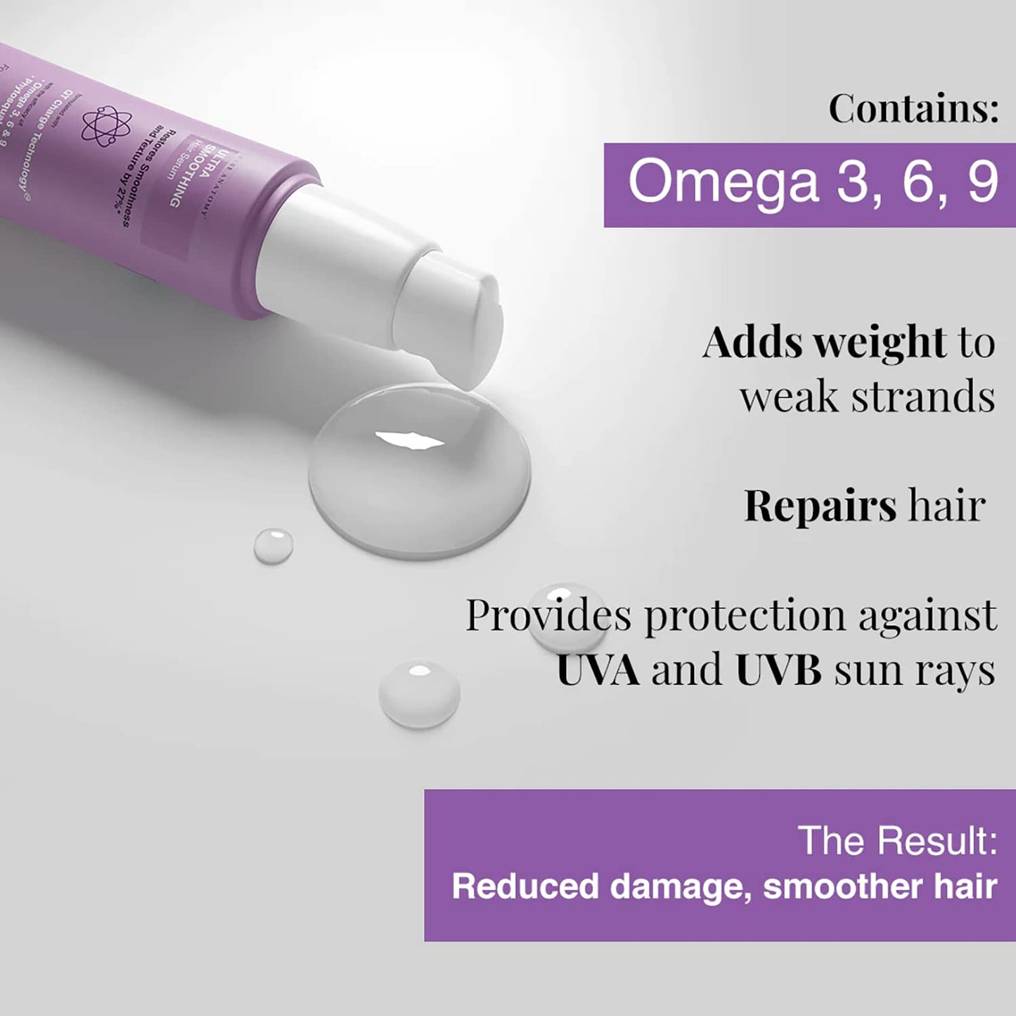 Ultra Smoothing Hair Trio – Advanced Carbohydrate Complex For 24H Frizz-Free Shine