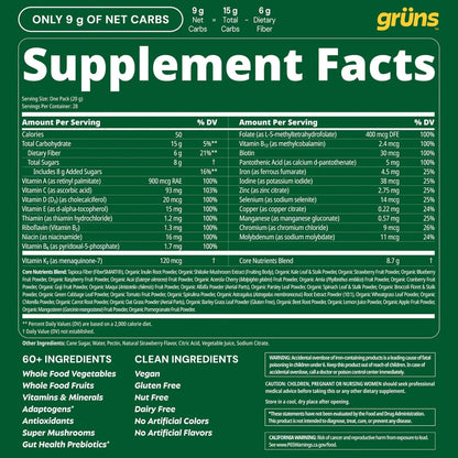 Greens Gummies (Low-Sugar): Get 60+ Superfoods & Nutrients in One Shockingly Delicious Daily Bite